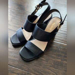 Aldo Fielia Women's Black Heel Sandals